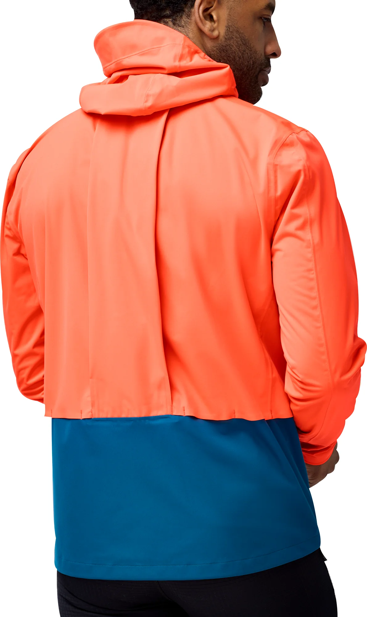 Brooks High Point 2.0 Waterproof Mens Running Jacket - Orange - Image 2