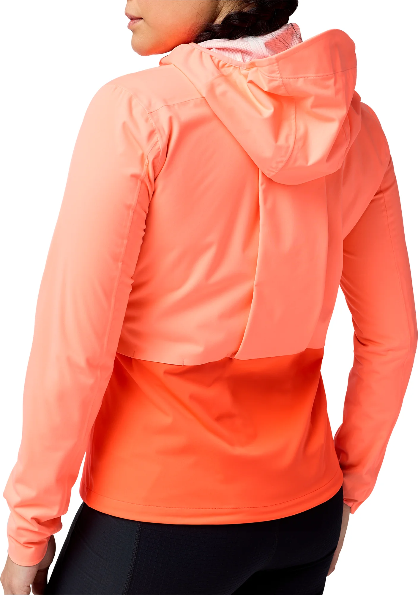 Brooks High Point 2.0 Waterproof Womens Running Jacket - Orange - Image 2