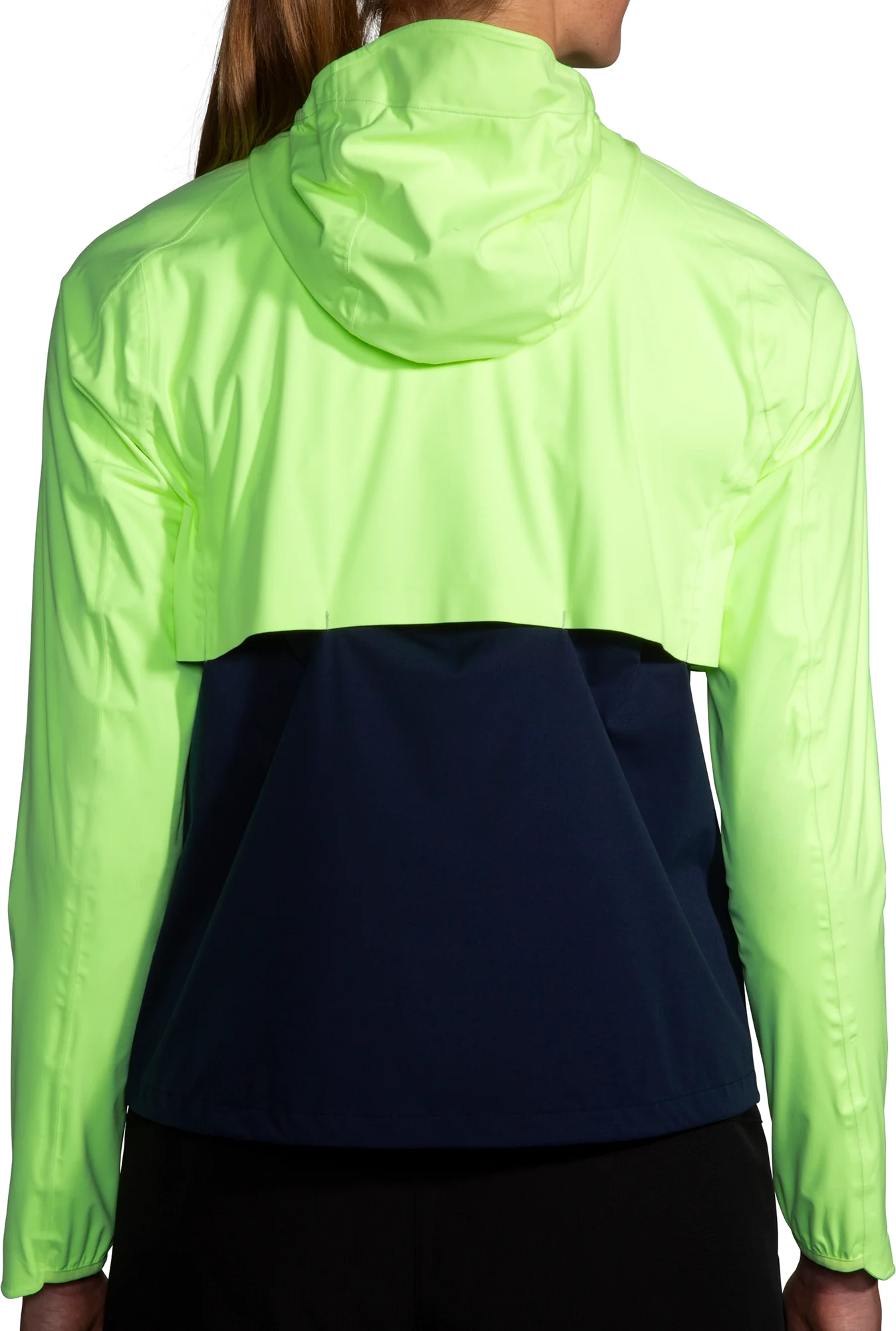 Brooks High Point Waterproof Womens Running Jacket - Green - Image 2
