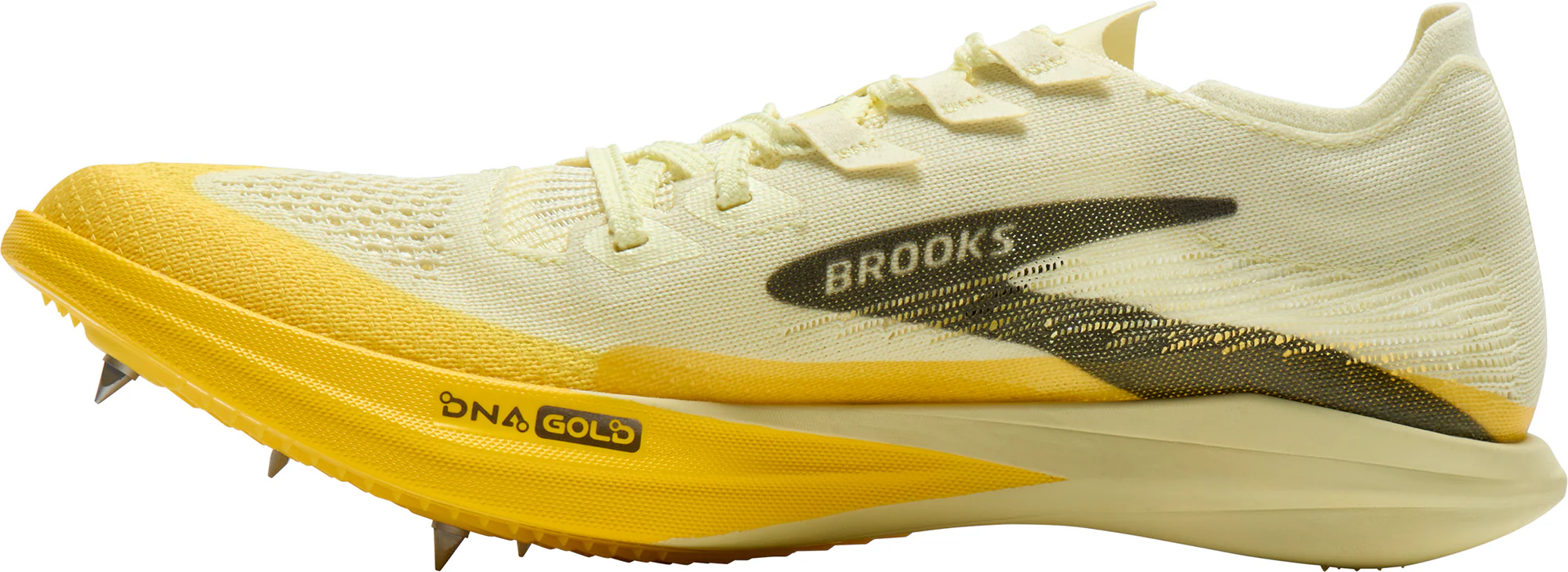 Brooks Hyperion Elite LD 2 Running Spikes - Yellow - Image 3