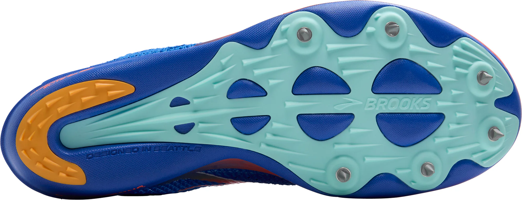 Brooks Hyperion Elite LD Running Spikes - Blue - Image 2