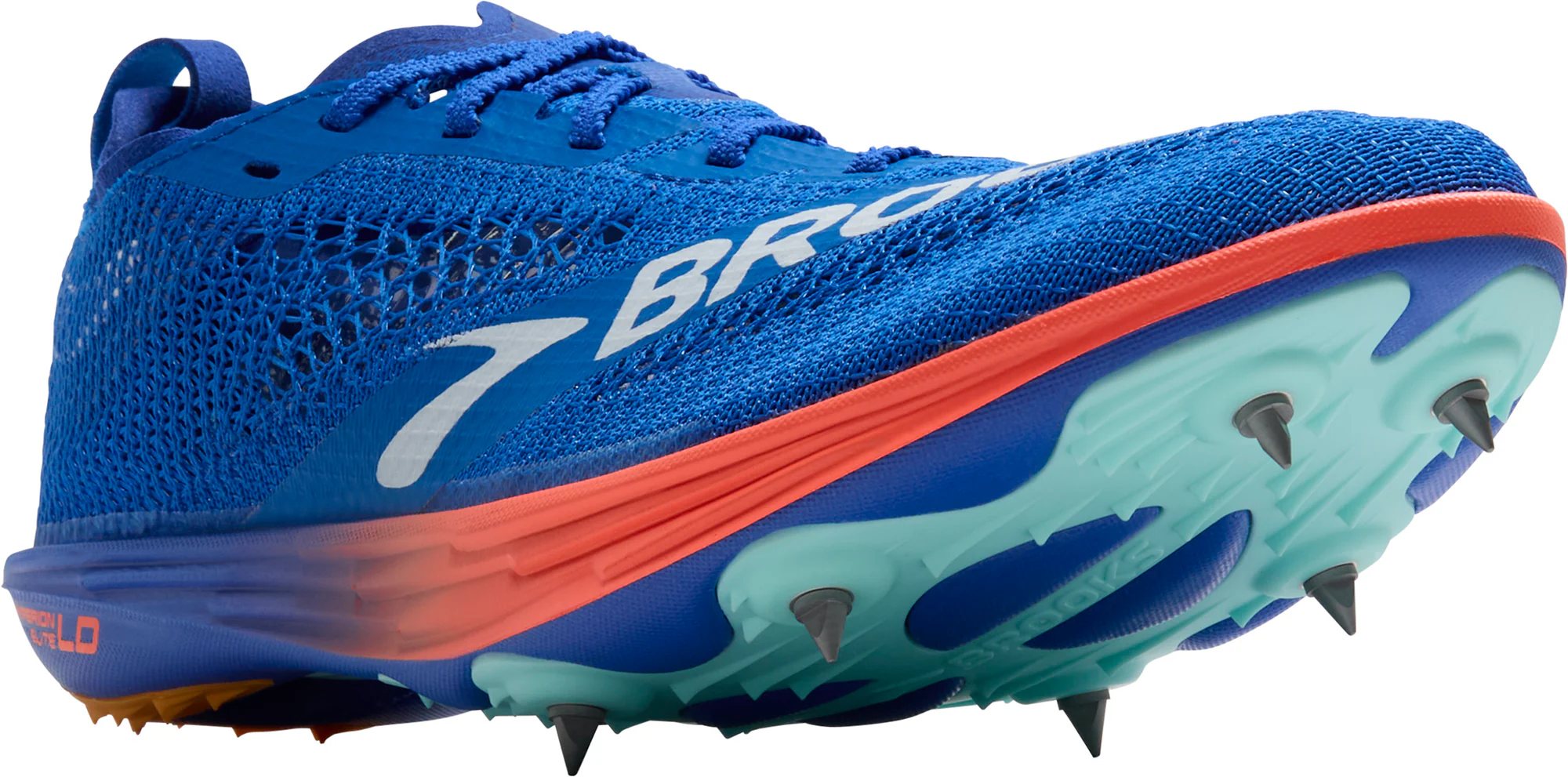 Brooks Hyperion Elite LD Running Spikes - Blue - Image 6