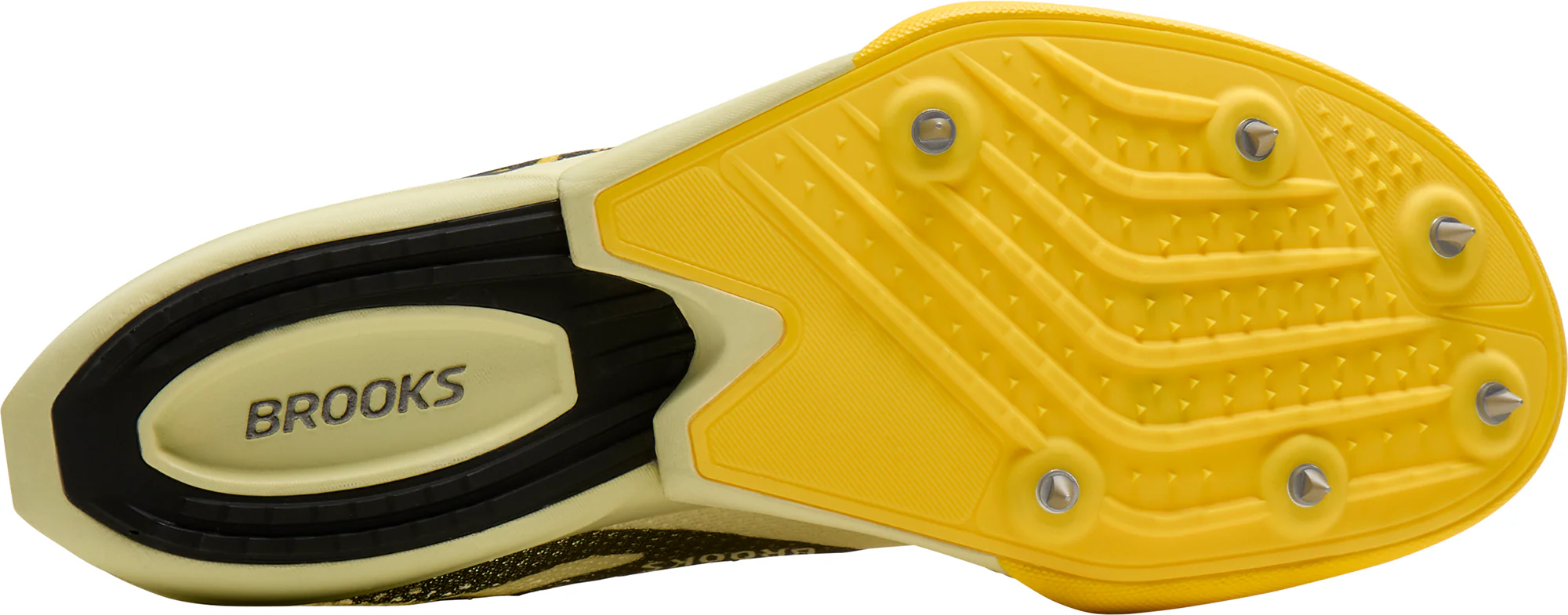 Brooks Hyperion Elite MD 3 Running Spikes - Yellow - Image 2