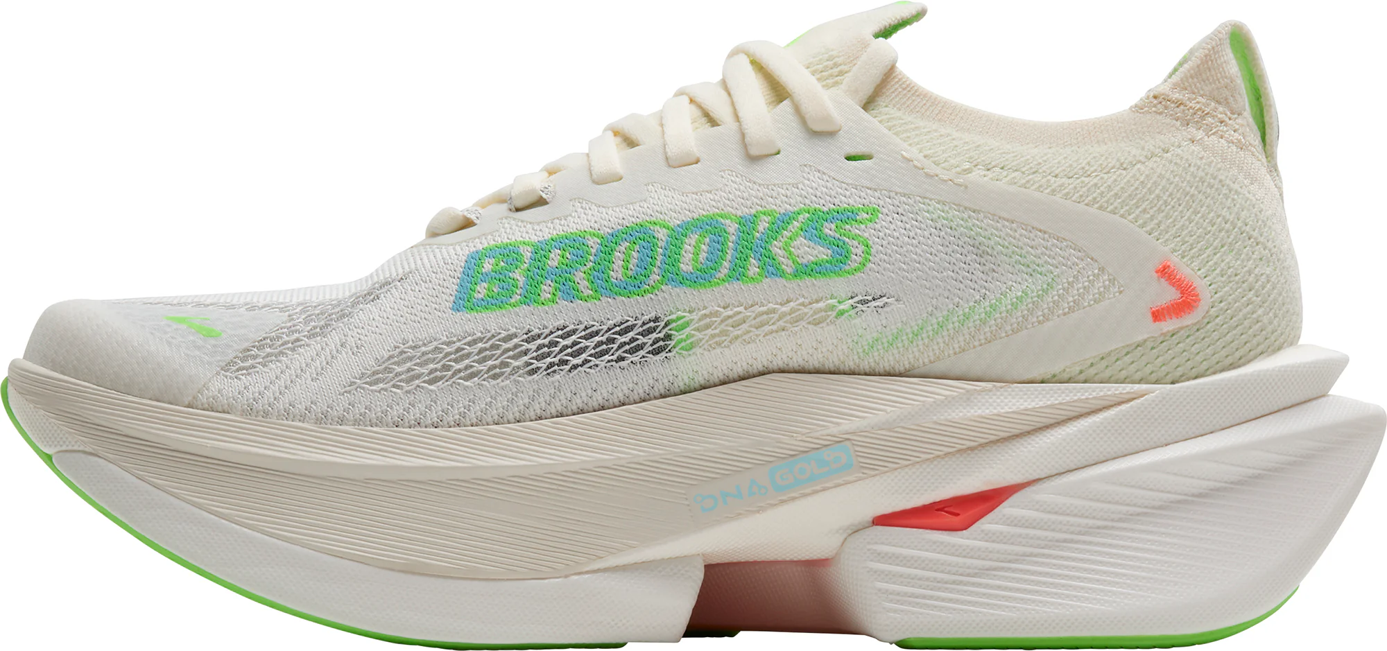 Brooks Hyperion Max 3 Mens Running Shoes - Cream - Image 3