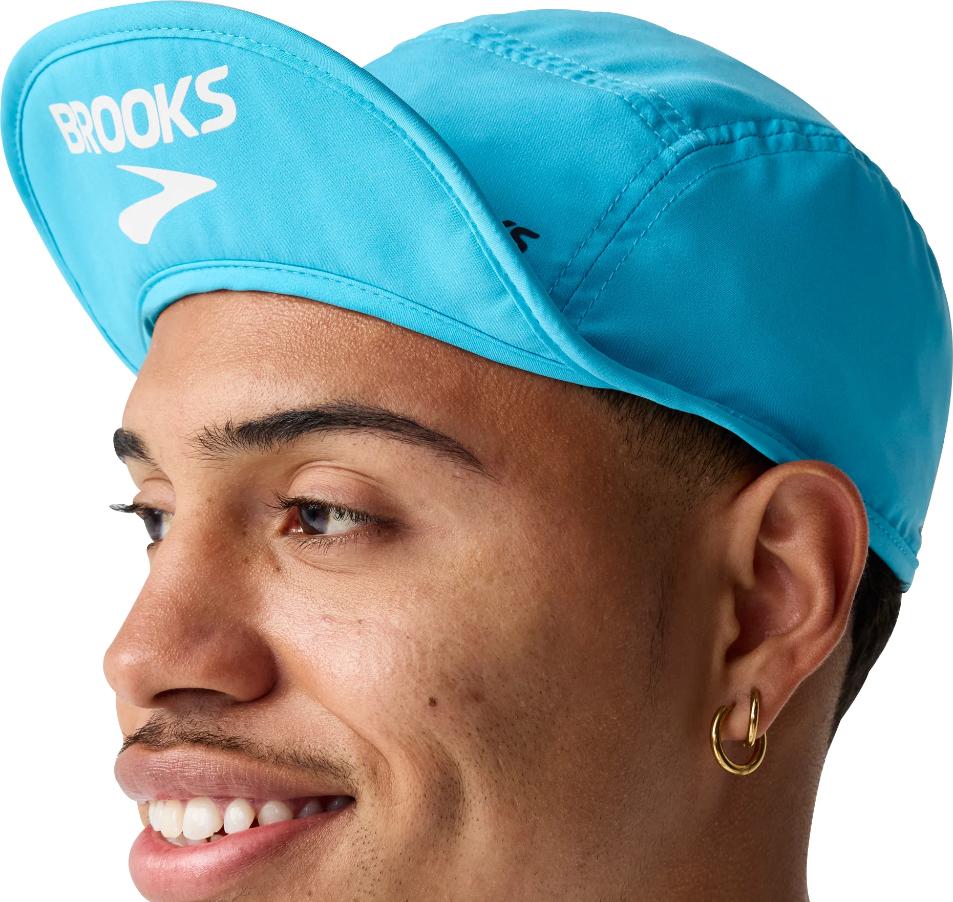 Brooks Lightweight Packable 2.0 Running Cap - Blue - Image 4