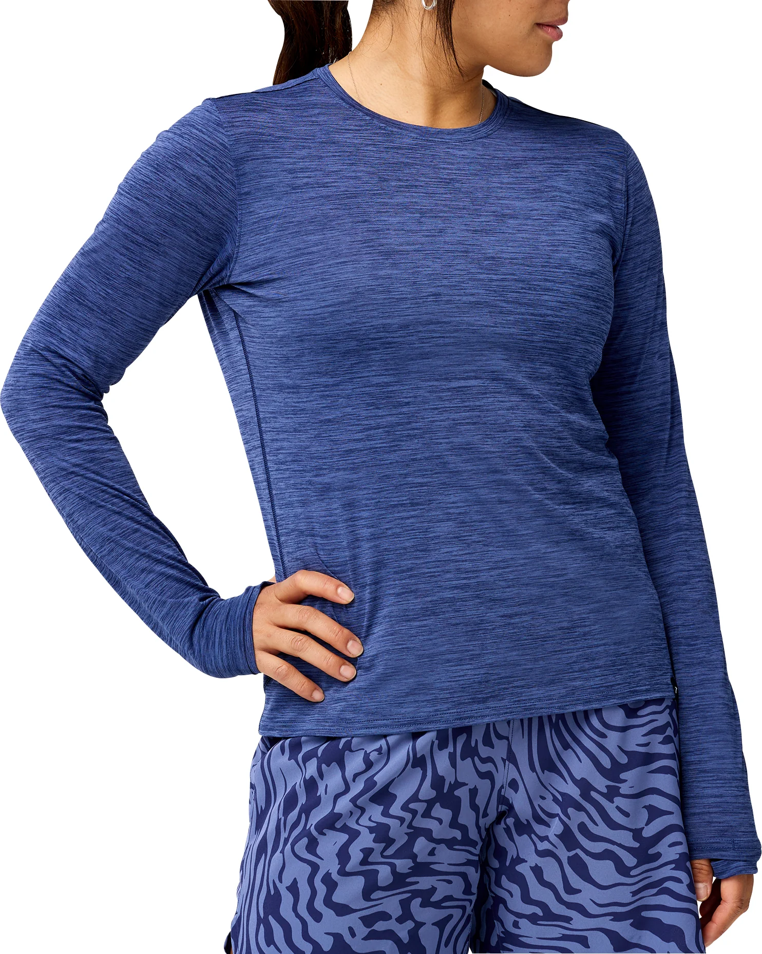 Brooks Luxe Long Sleeve Womens Running Top - Blue