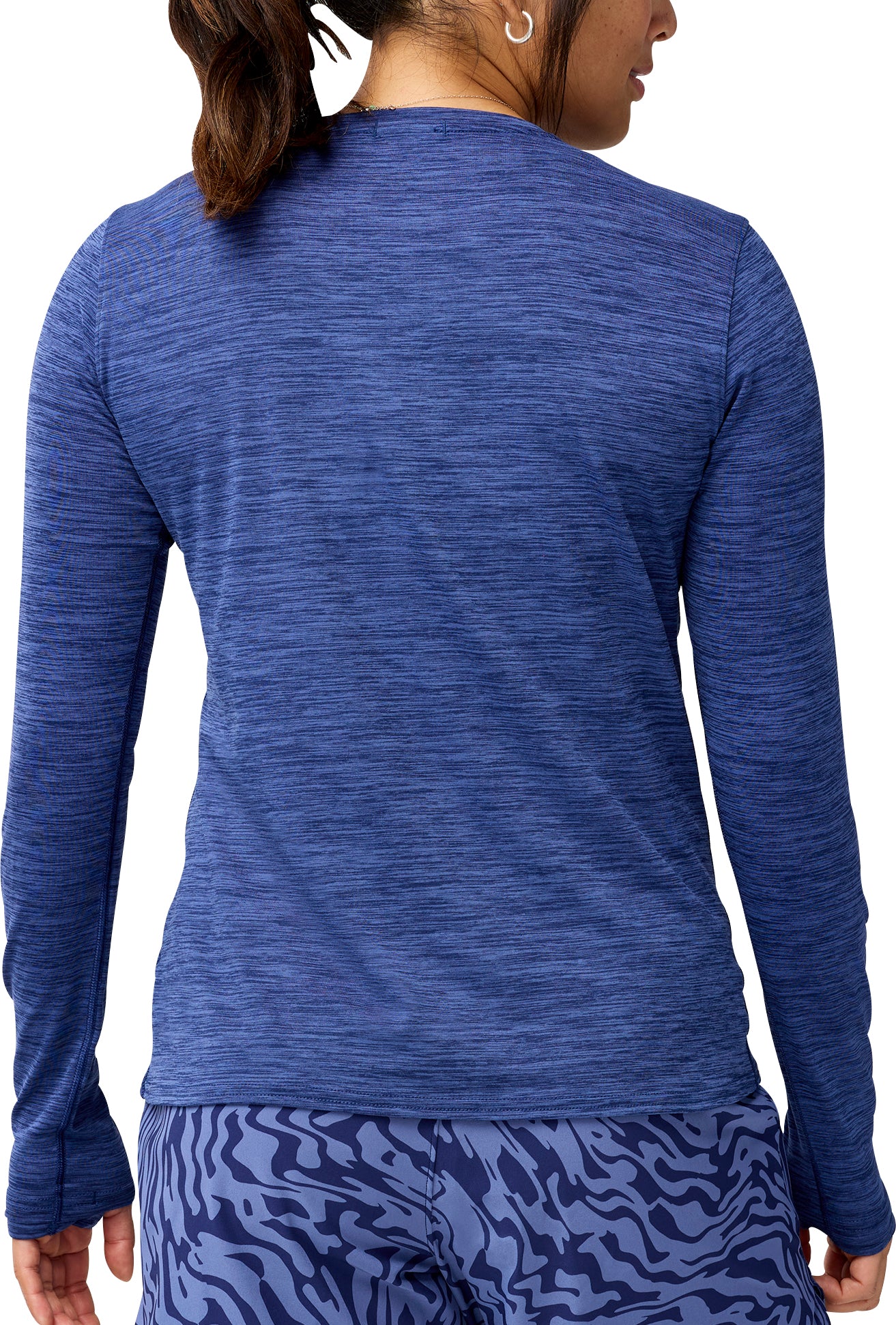 Brooks Luxe Long Sleeve Womens Running Top - Blue - Image 2