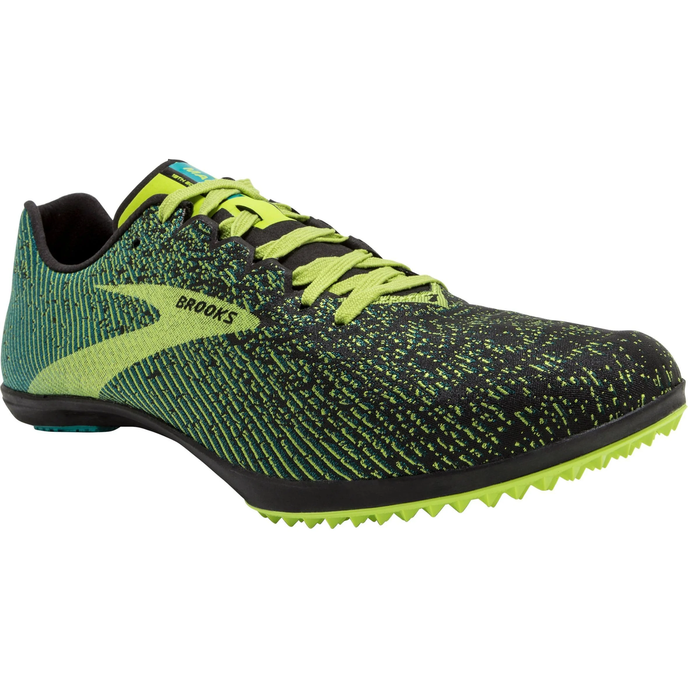 Brooks Mach 19 Spikeless Cross Country Spikes - Green - Image 6