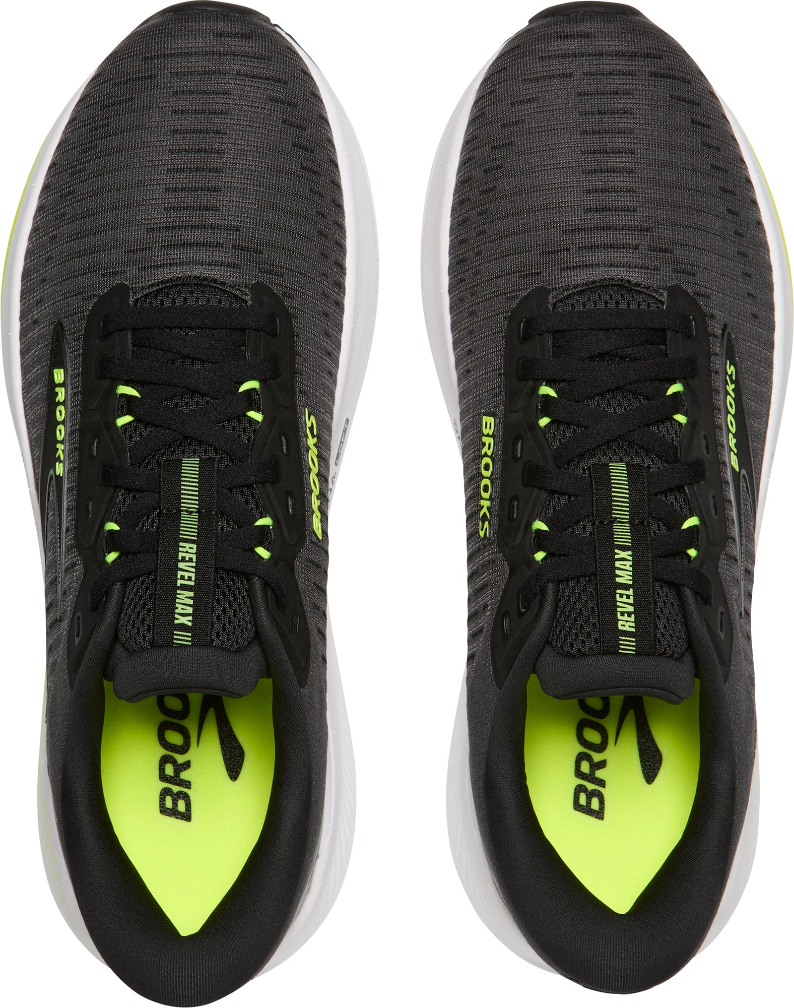 Brooks Revel Max Mens Running Shoes - Black - Image 4