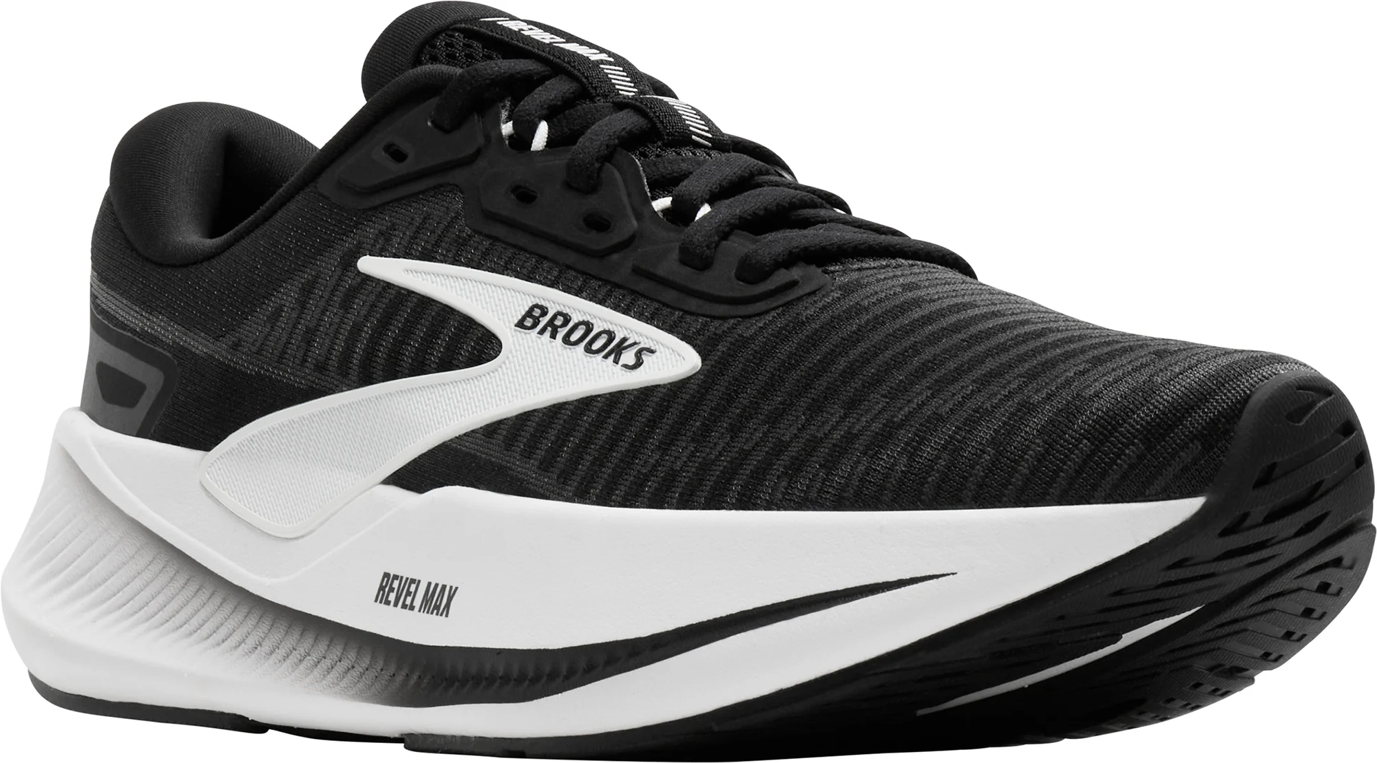 Brooks Revel Max Womens Running Shoes - Black - Image 6
