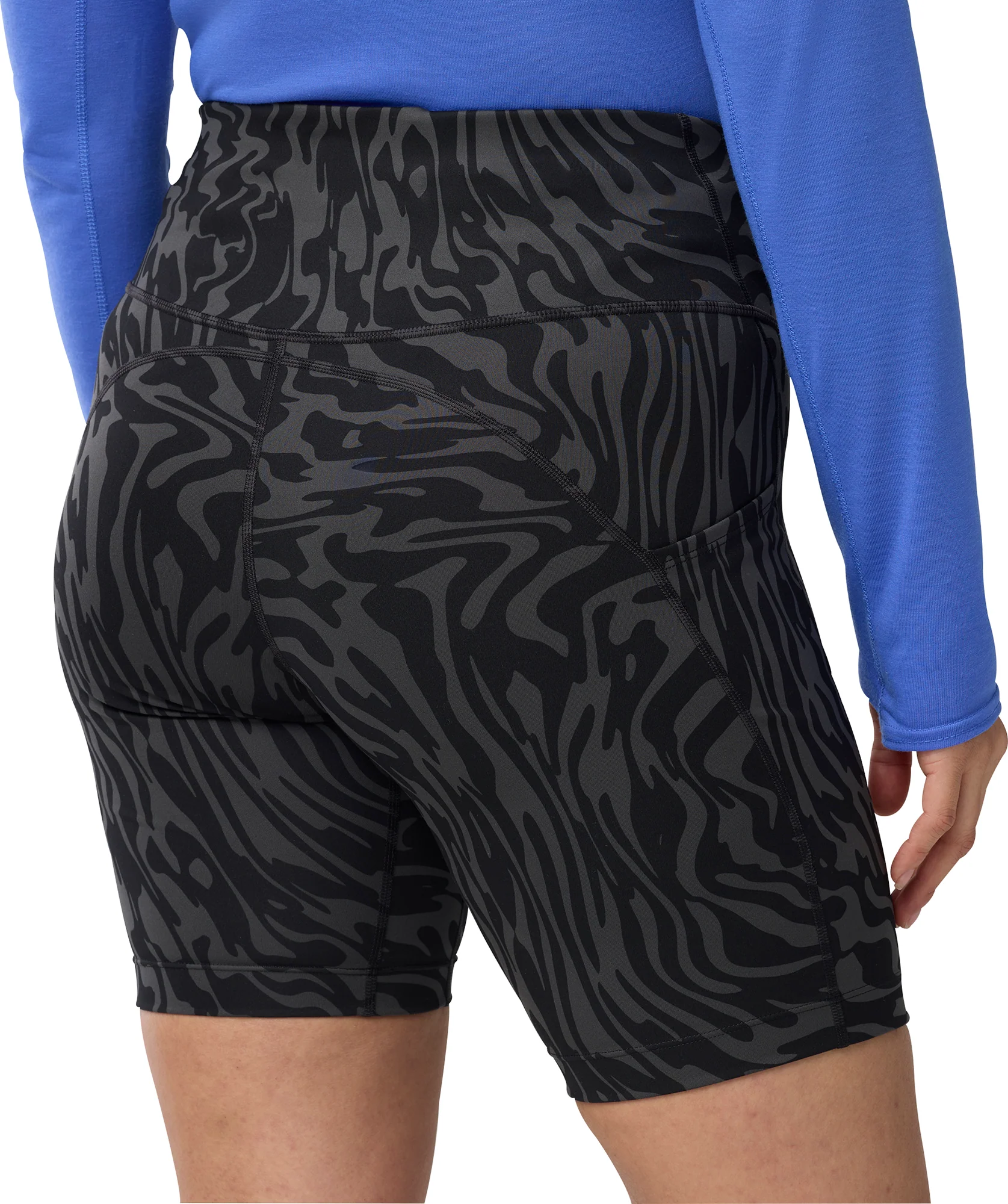 Brooks Spark 8 Inch Womens Short Running Tights - Black - Image 2