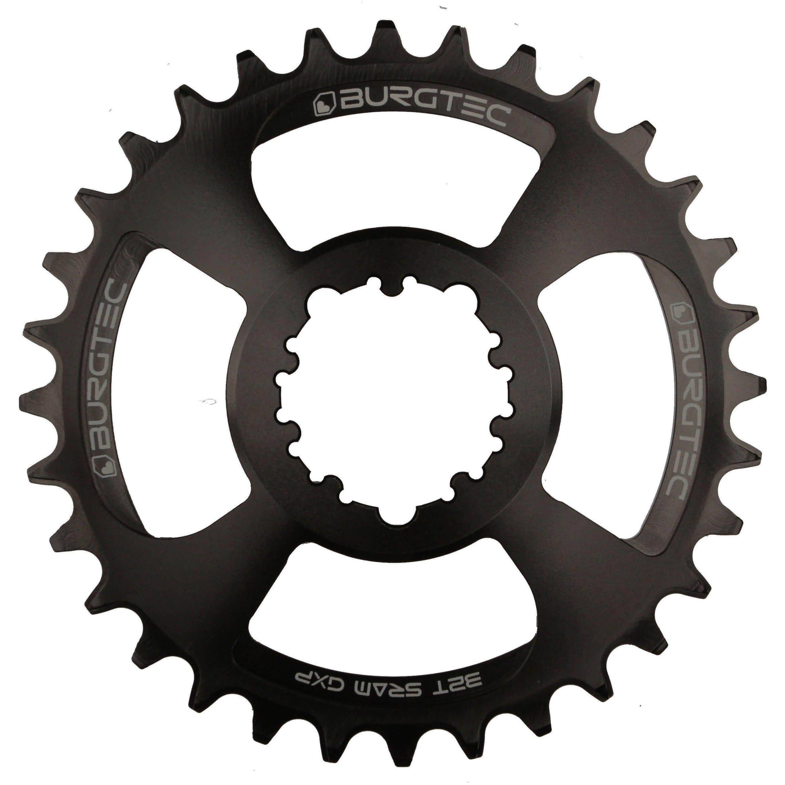 Burgtec GXP 6MM Offset Thick Thin Chainring - Black