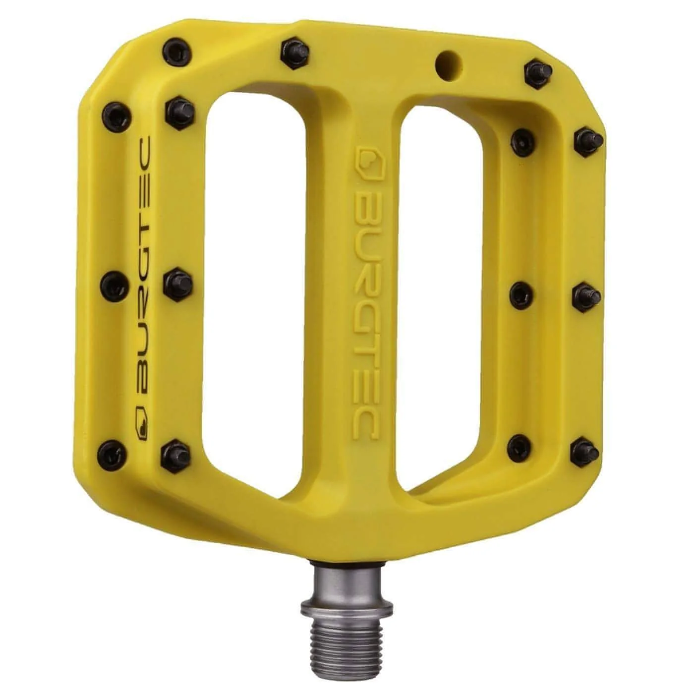 Burgtec MK4 Composite Flat Pedals - Yellow