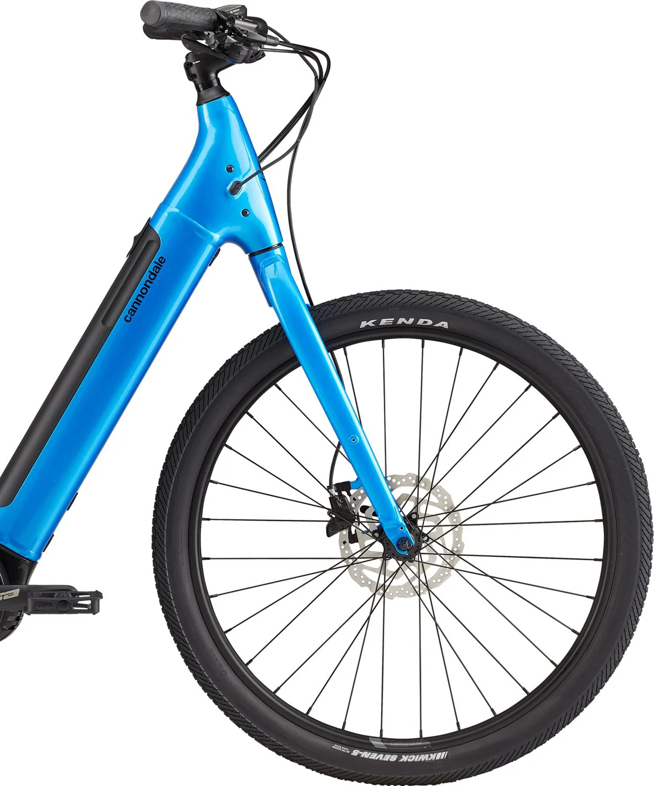 Cannondale Adventure Neo 4 Electric Hybrid Bike 2025 - Blue - Image 3