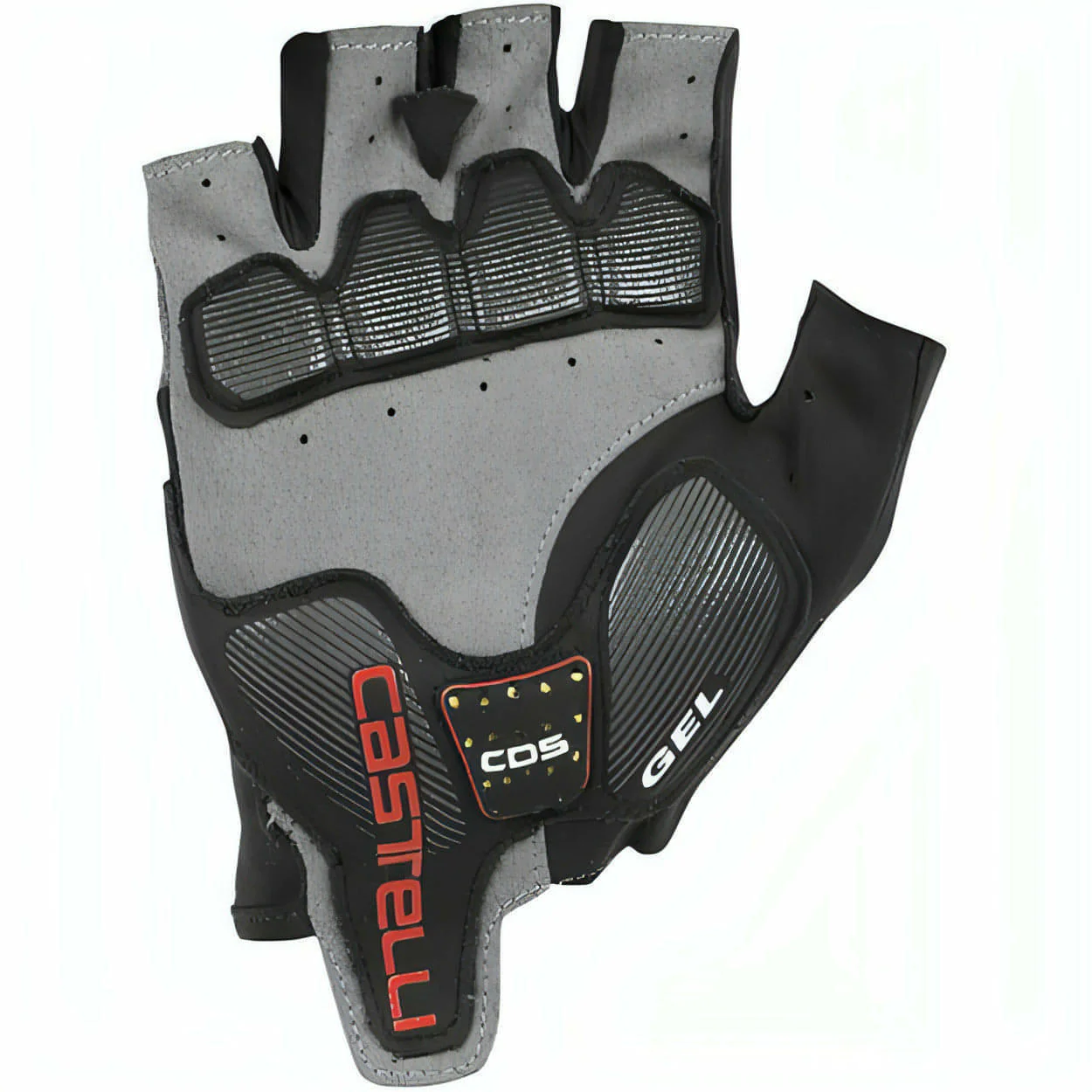 Castelli Arenberg Gel 2 Fingerless Cycling Gloves - White - Image 2