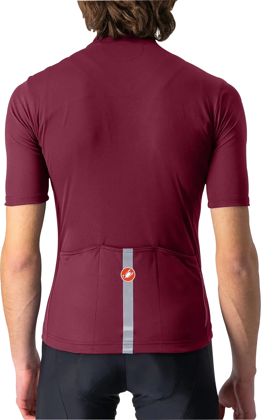 Castelli Classifica Short Sleeve Mens Cycling Jersey - Red - Image 2