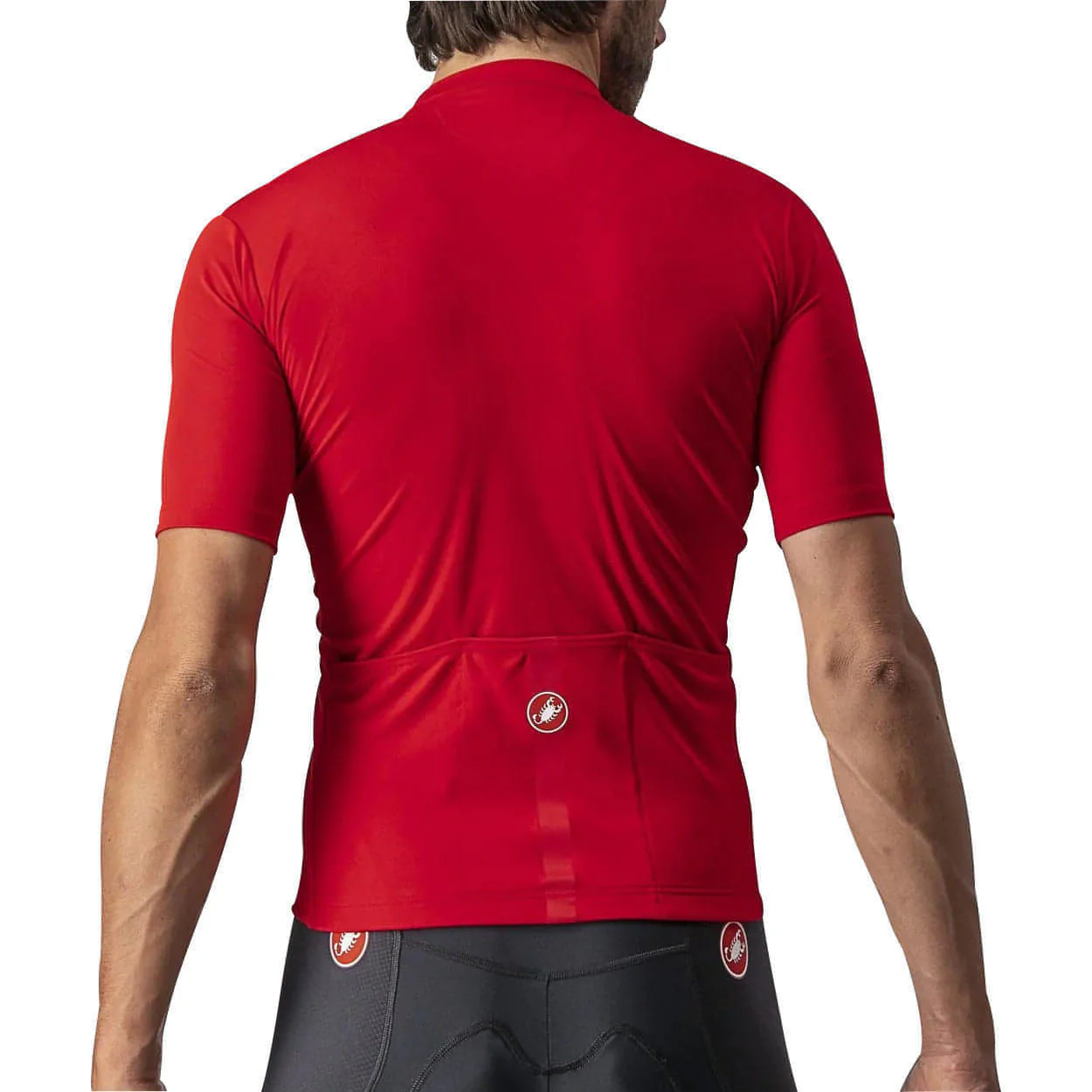 Castelli Classifica Short Sleeve Mens Cycling Jersey - Red - Image 2