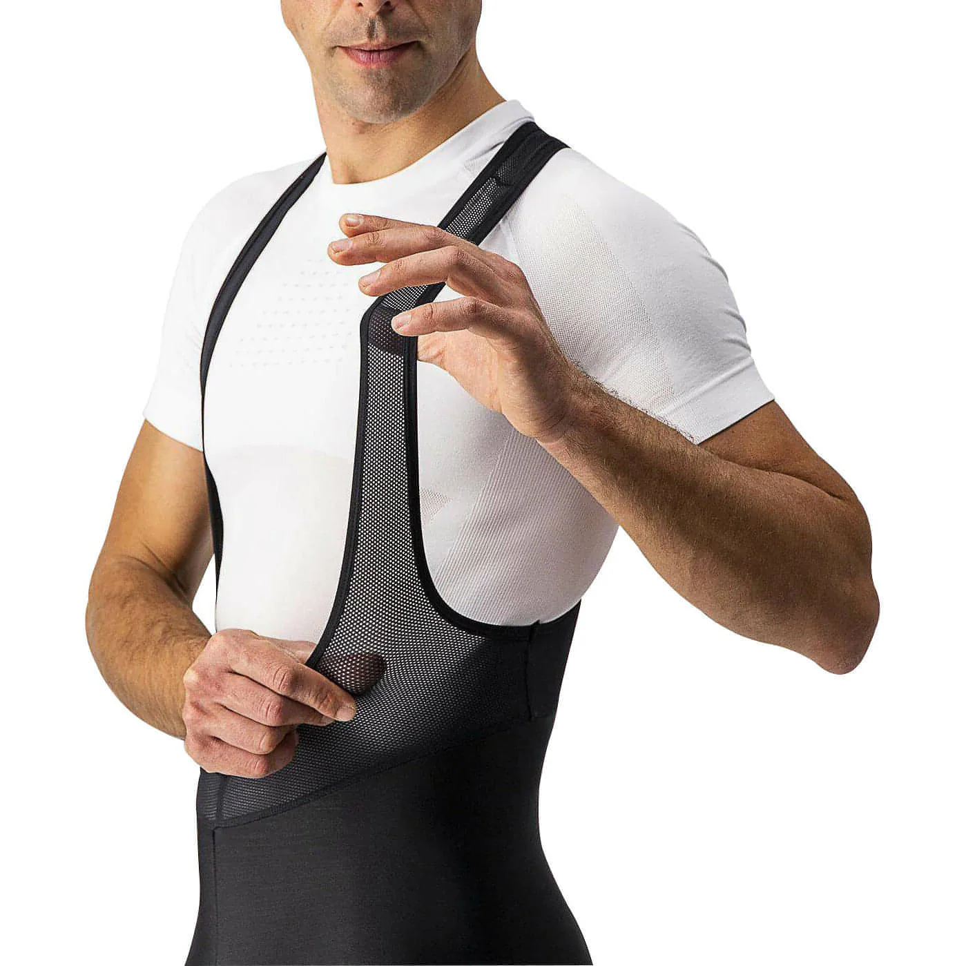 Castelli Entrata Mens Cycling Bib Tights - Black - Image 3
