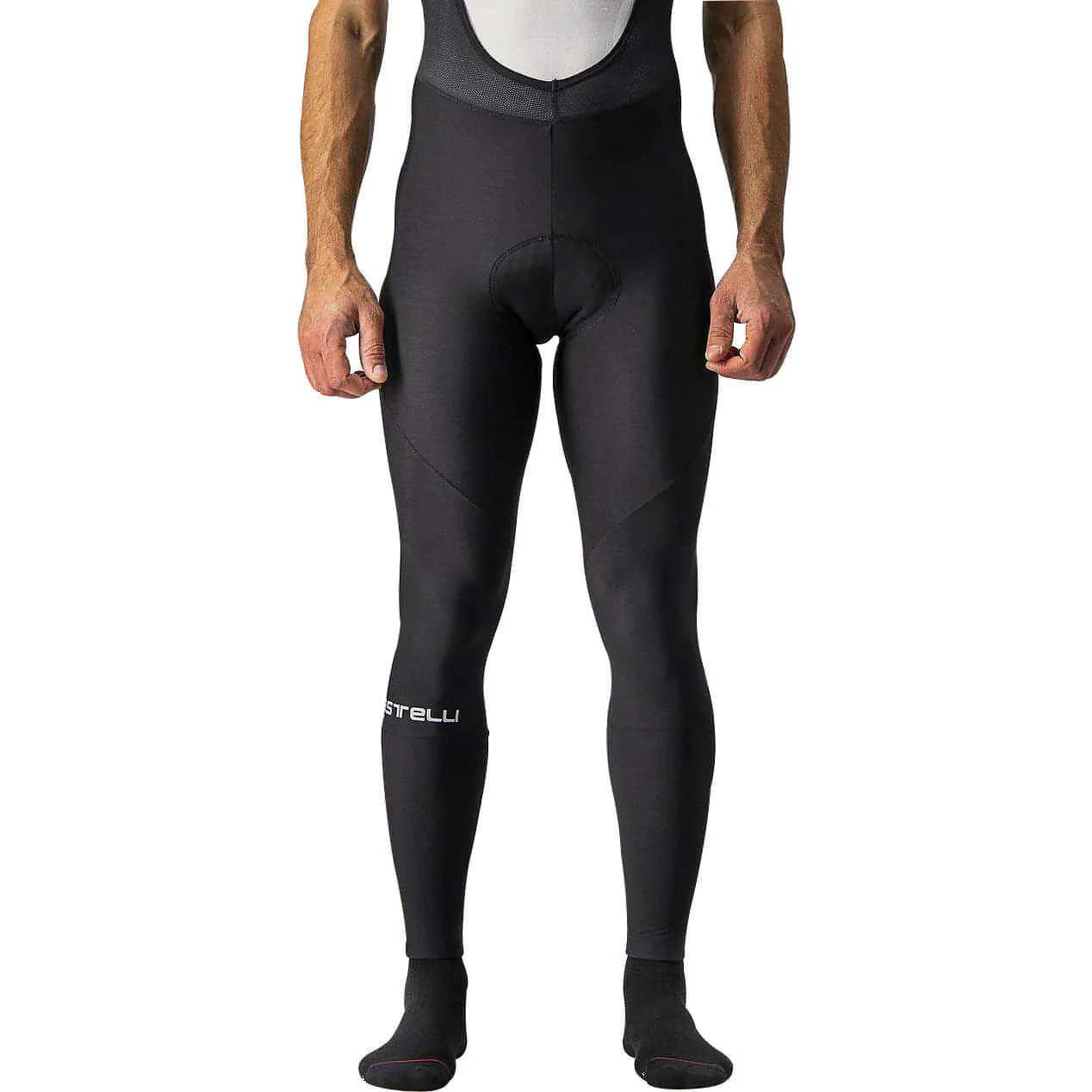 Castelli Entrata Mens Cycling Bib Tights - Black - Image 4