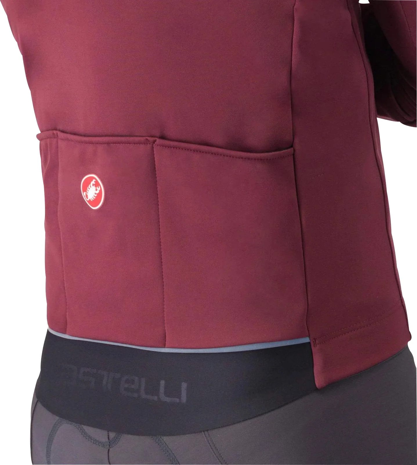 Castelli Espresso Air Mens Cycling Jacket - Red - Image 4