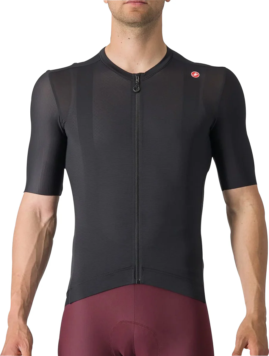 Castelli Espresso Short Sleeve Mens Cycling Jersey - Black