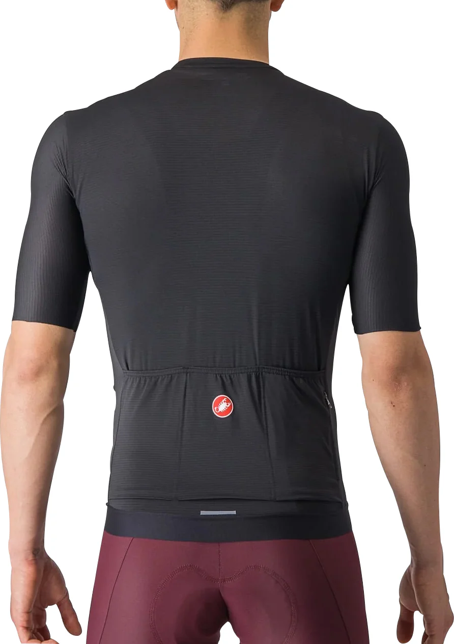 Castelli Espresso Short Sleeve Mens Cycling Jersey - Black - Image 2