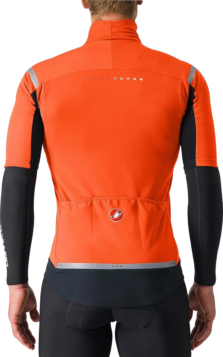 Castelli Gabba RoS 2 Short Sleeve Mens Cycling Jersey - Orange - Image 2