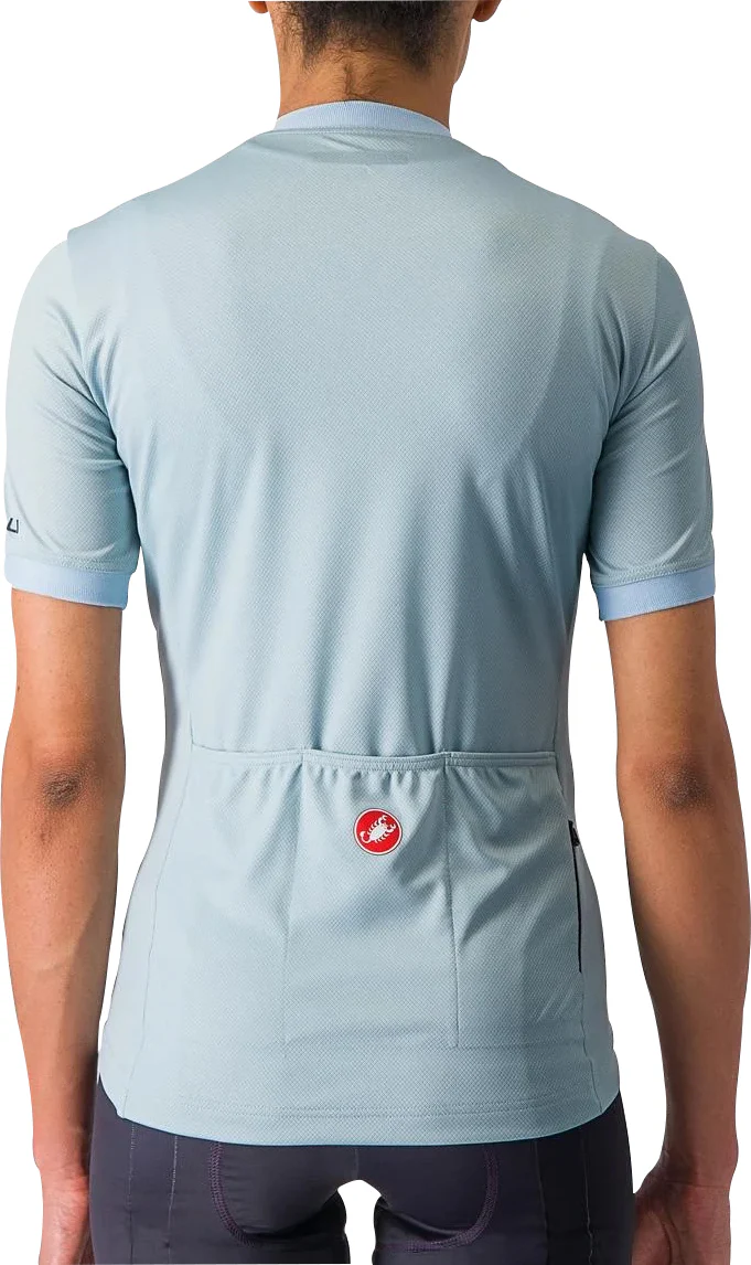 Castelli Libera Short Sleeve Womens Cycling Jersey - Blue - Image 2