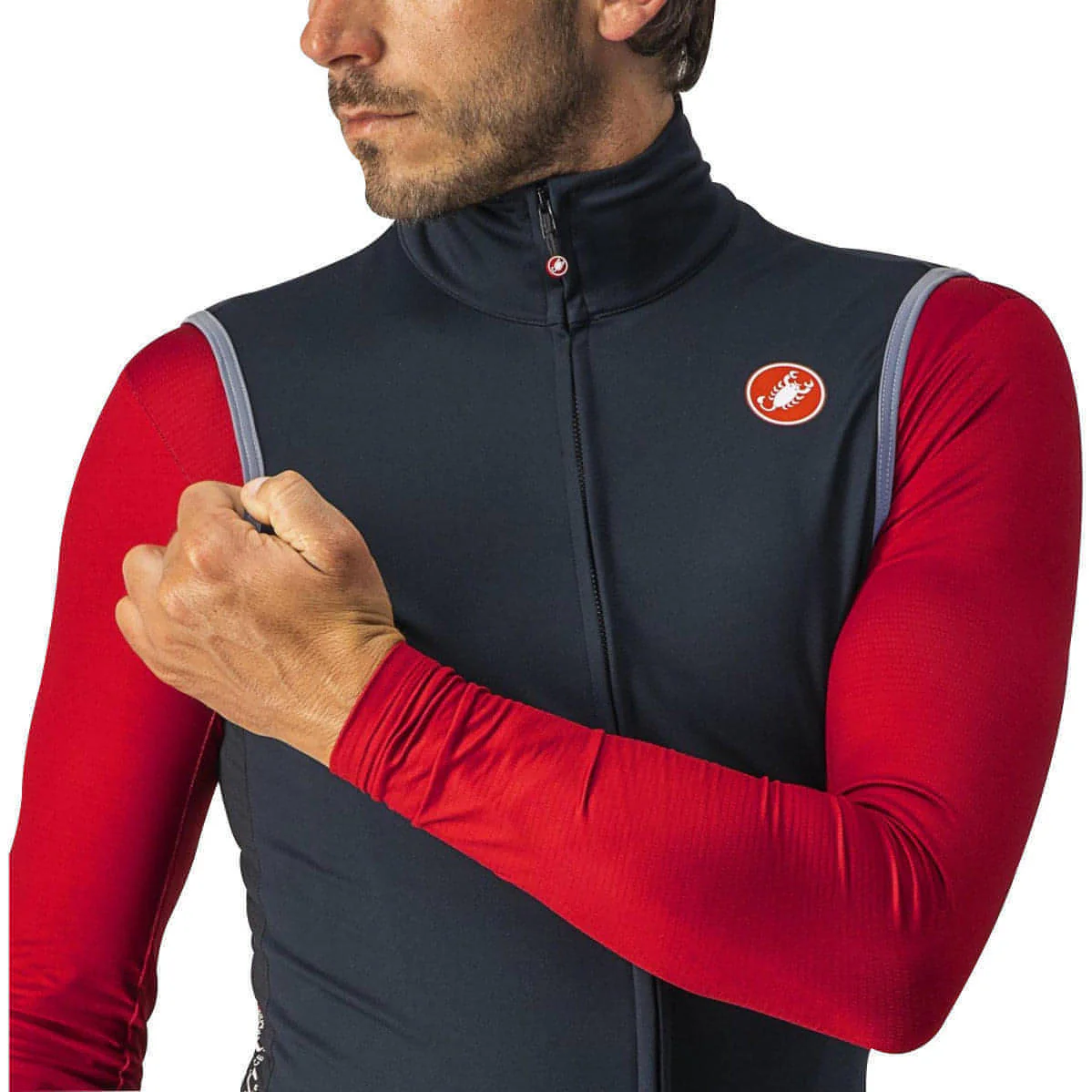 Castelli Perfetto ROS Mens Cycling Gilet - Black - Image 7