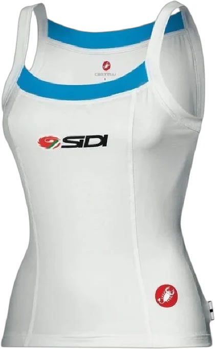 Castelli Sidi Katia Womens Cycling Vest Tank Top - White