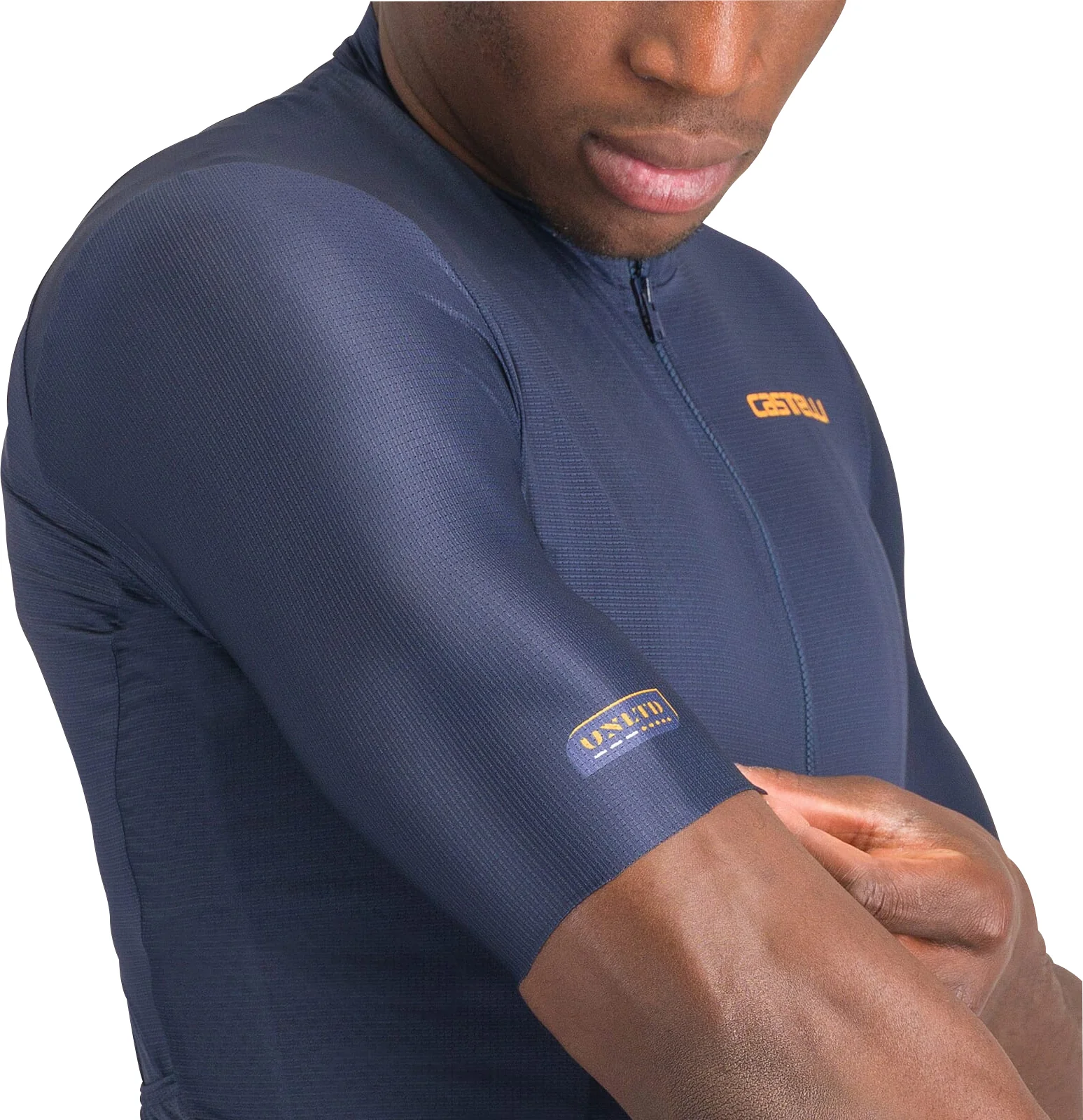 Castelli Unlimited Entrata 3 Short Sleeve Mens Cycling Jersey - Blue - Image 3