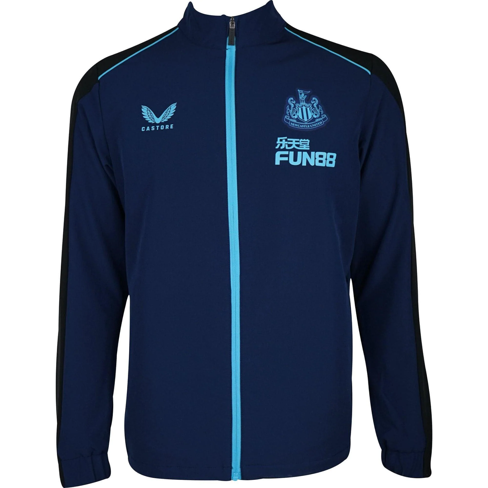 Castore Newcastle United Mens Travel Jacket - Blue
