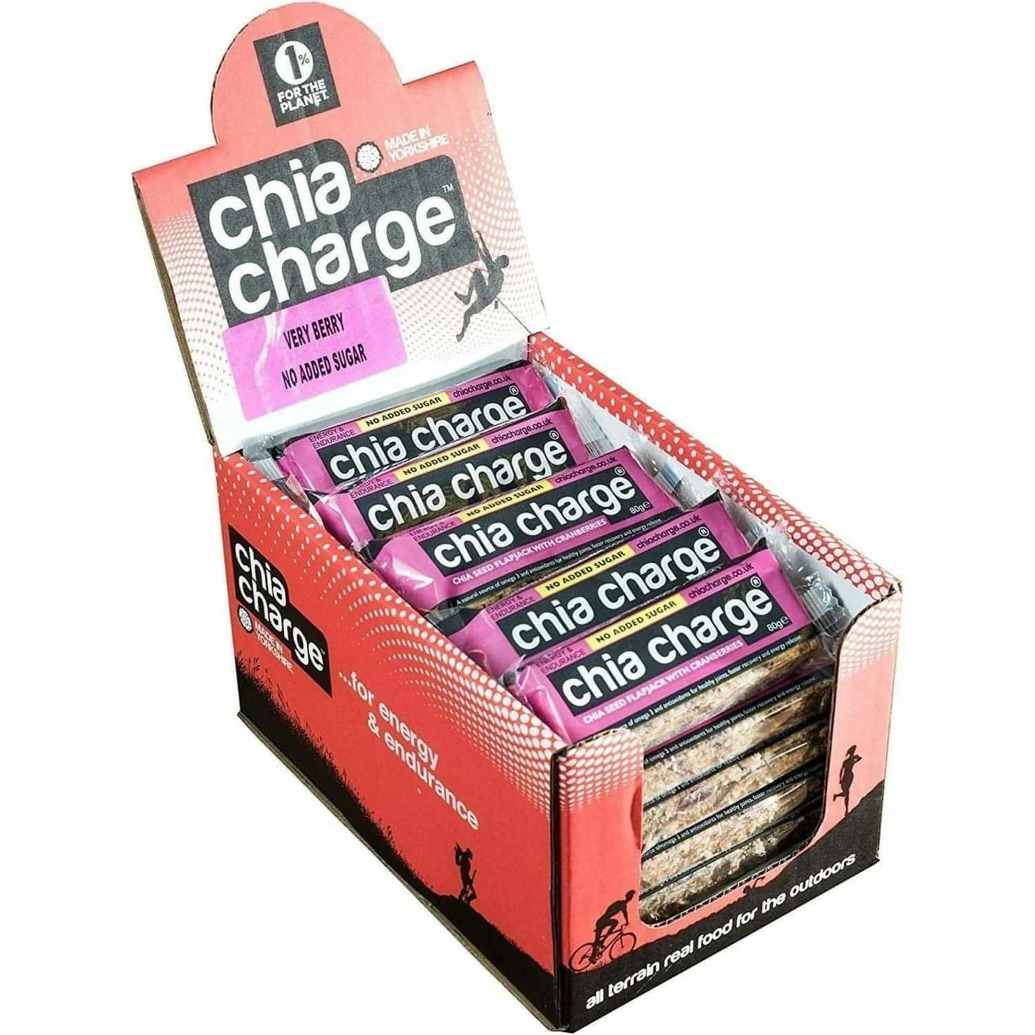 Chia Charge Seed Flapjacks Box of 20 - Image 2
