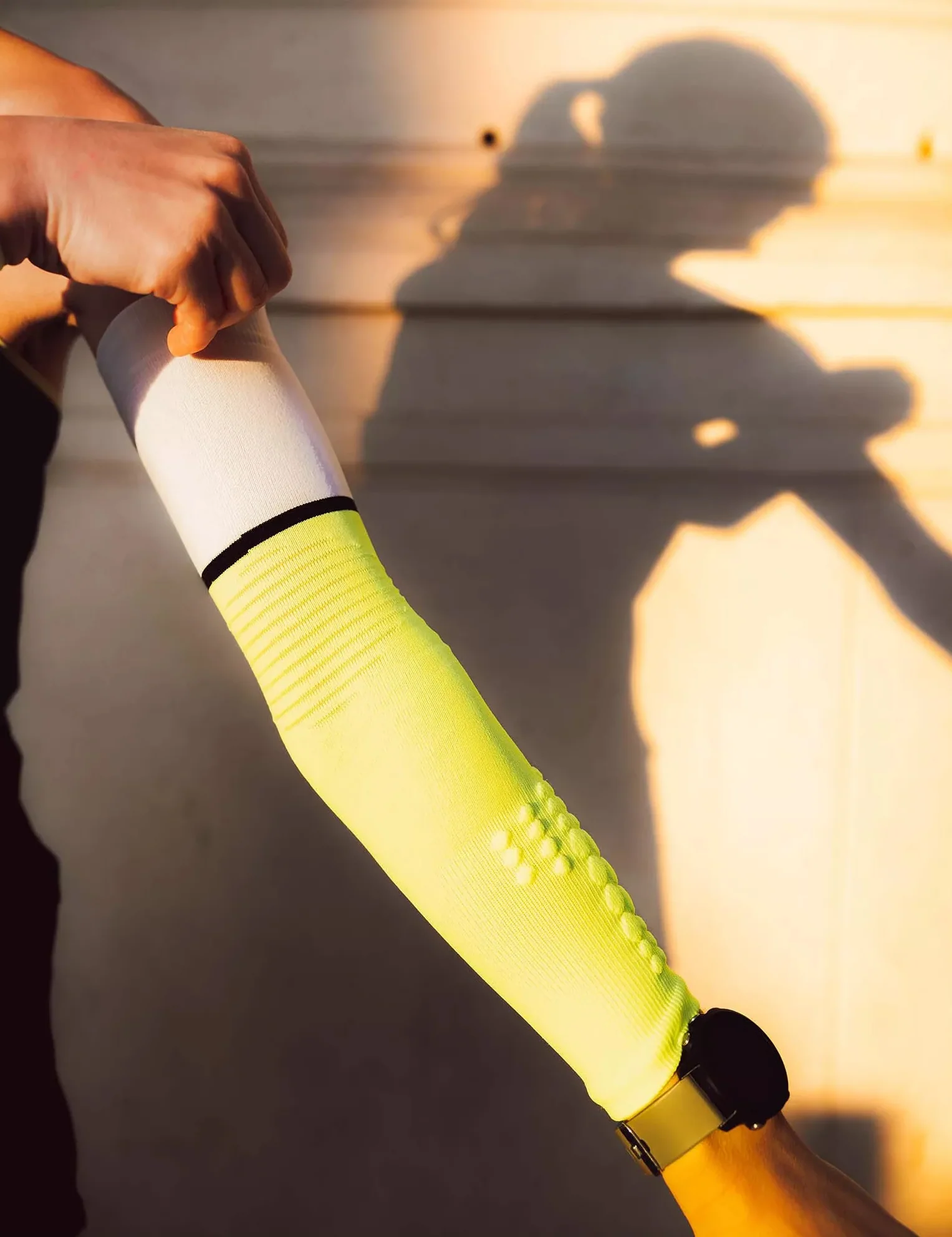 Compressport ArmForce UltraLight Arm Sleeve - White - Image 3