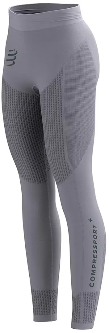 Compressport On/Off Base Layer Womens Long Running Tights - Grey