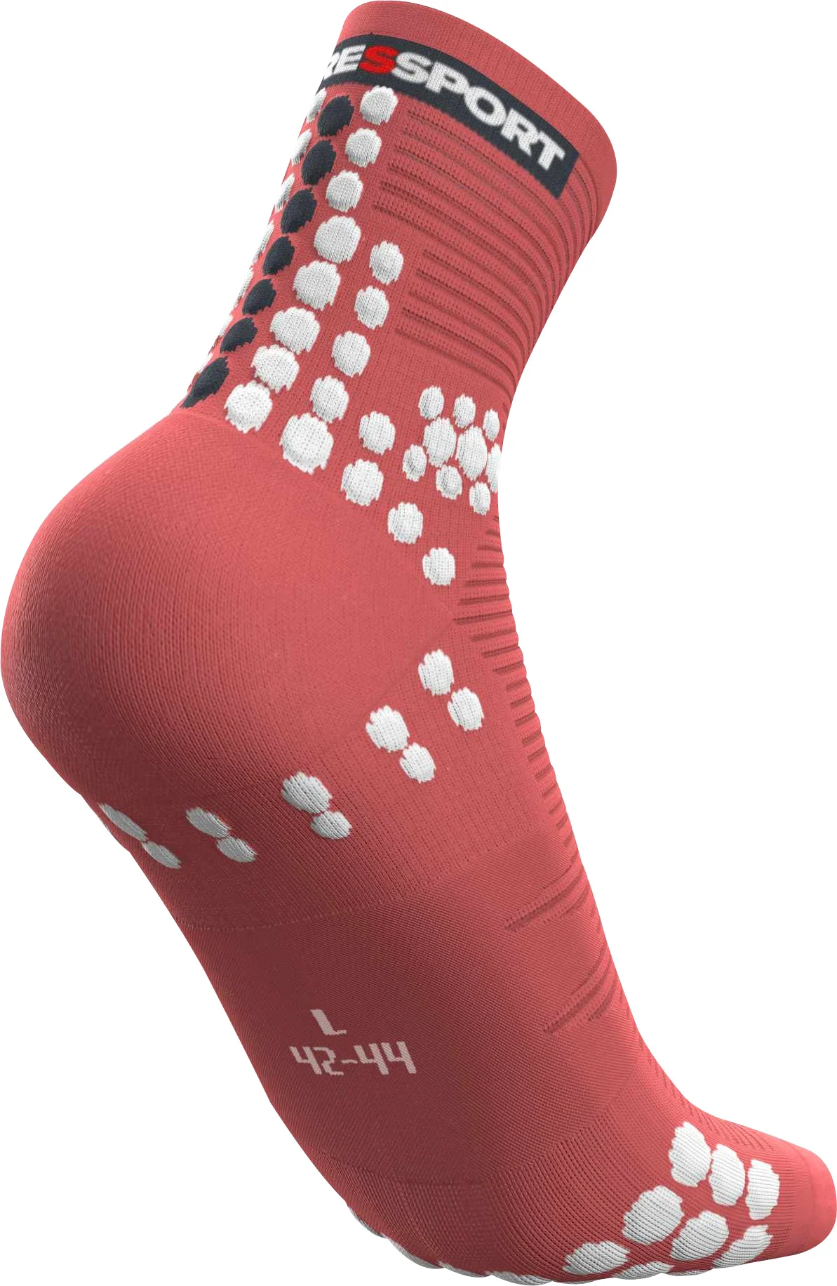 Compressport Pro Racing V3.0 High Running Socks - Pink - Image 2