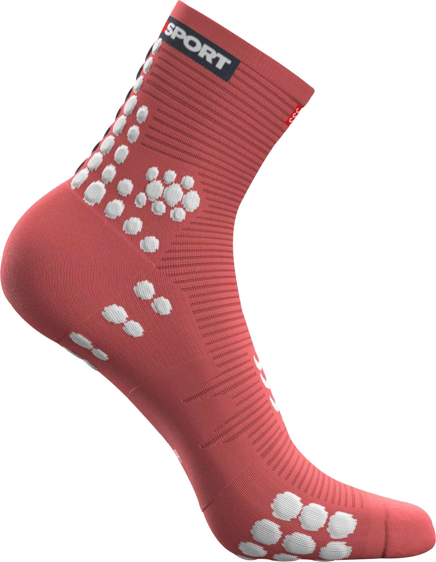 Compressport Pro Racing V3.0 High Running Socks - Pink - Image 4