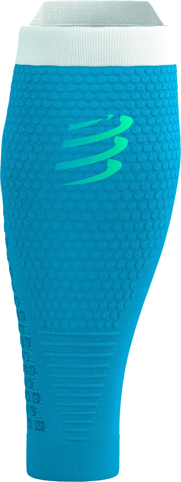 Compressport R2 3.0 Compression Calf Guards - Blue - Image 4