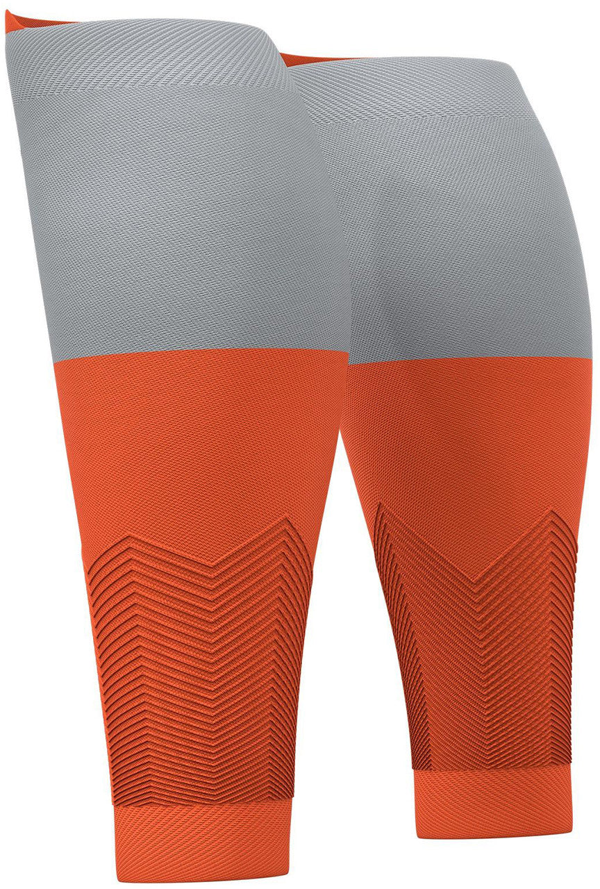 Compressport R2v1 Compression Calf Sleeves - Orange - Image 2