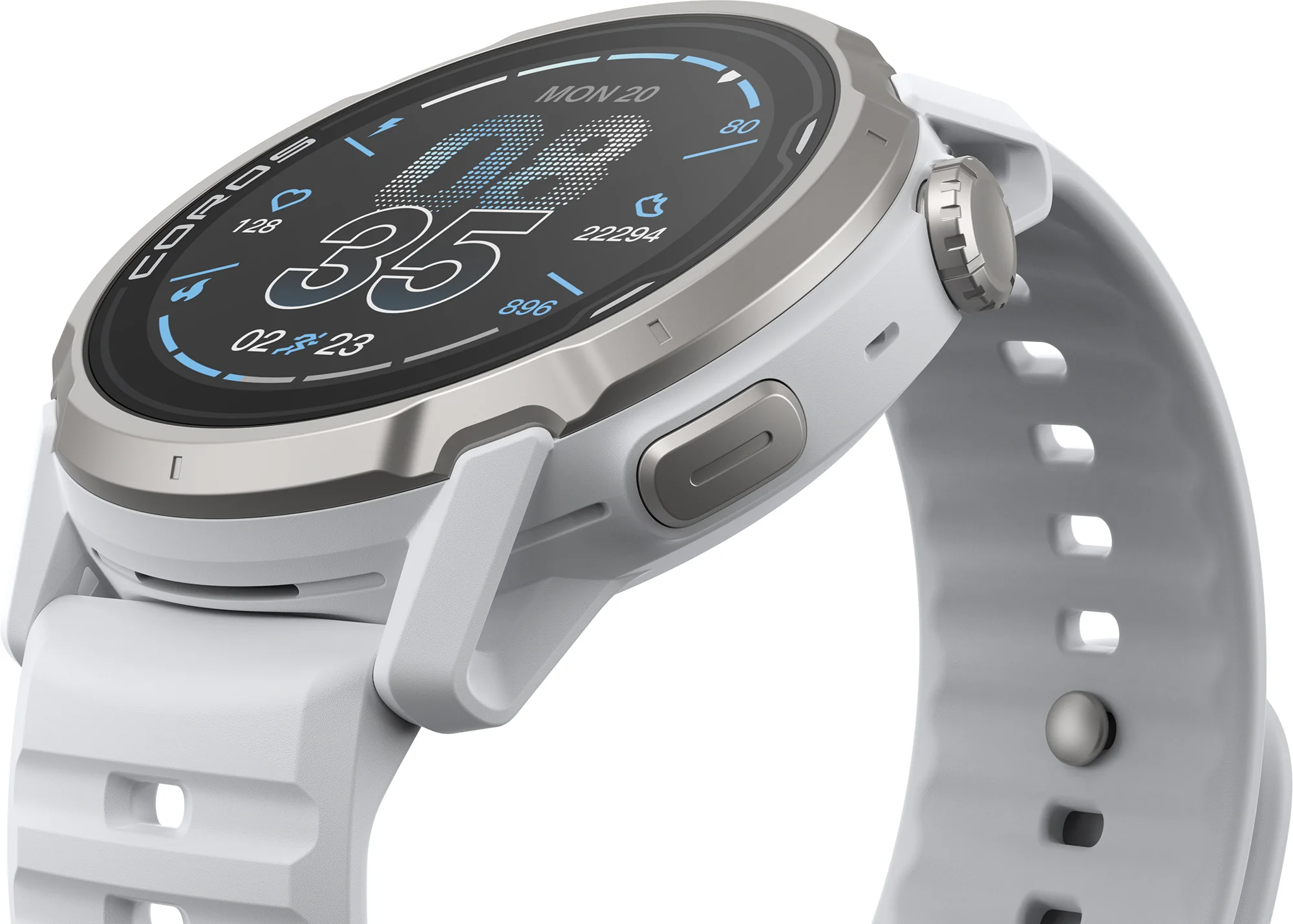 COROS APEX 4 Outdoor 46mm GPS Watch - White - Image 5