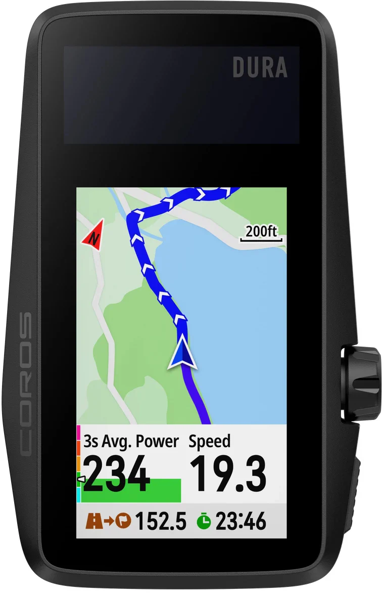 COROS DURA Solar GPS Bike Computer - Black - Image 2