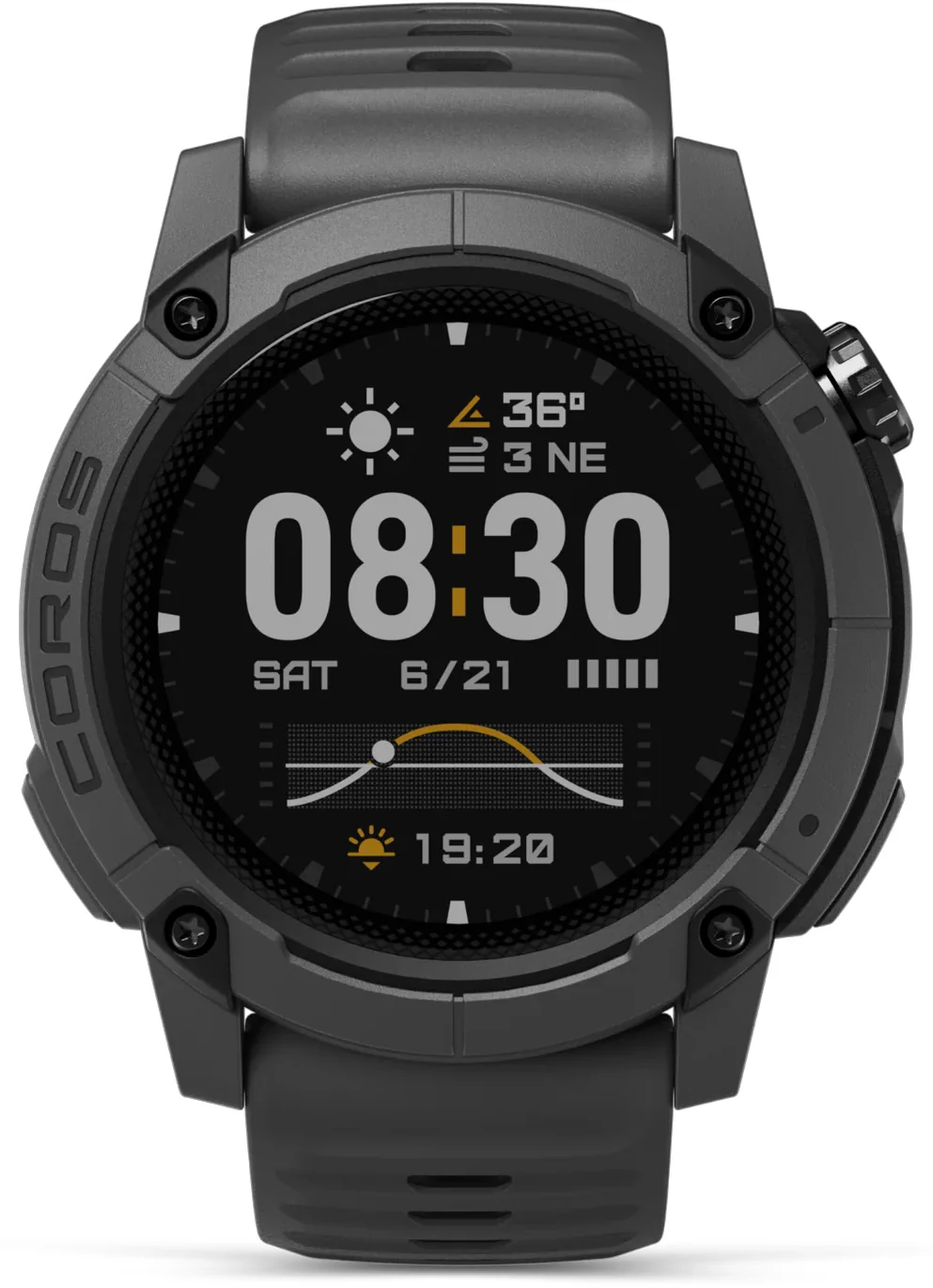 COROS NOMAD Outdoor Adventure Sport Watch - Black - Image 2