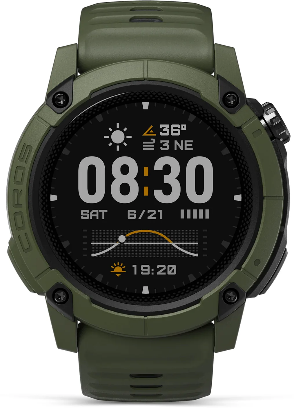 COROS NOMAD Outdoor Adventure Sport Watch - Green - Image 2