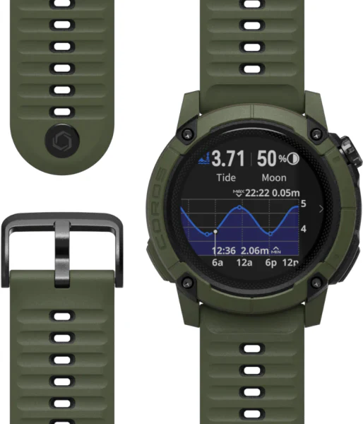 COROS NOMAD Outdoor Adventure Sport Watch - Green - Image 6
