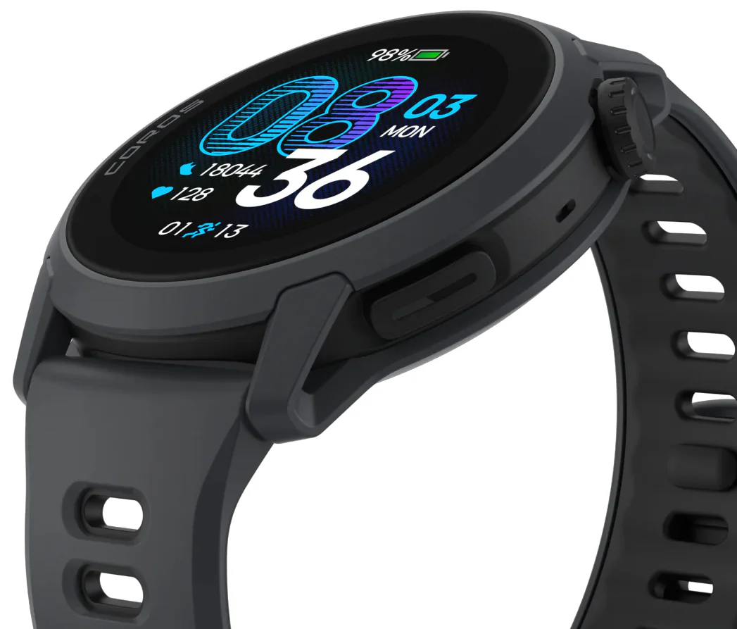 COROS PACE 4 Silicone Strap GPS Sport Watch - Black - Image 5