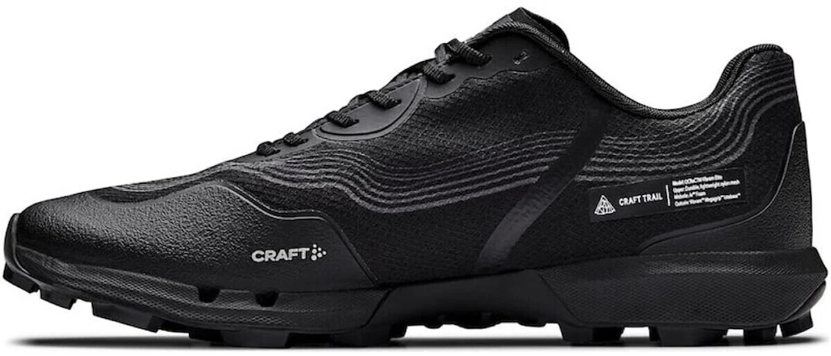 Craft OCRxCTM Vibram Elite Mens Trail Running Shoes - Black - Image 3