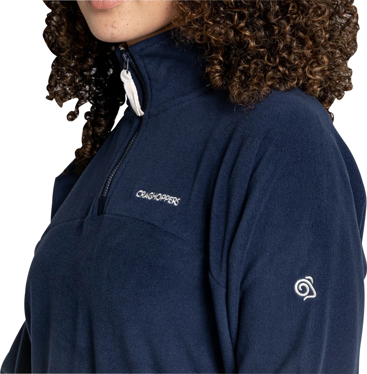 Craghoppers Lani Half Zip Womens Long Sleeve Top - Blue - Image 3