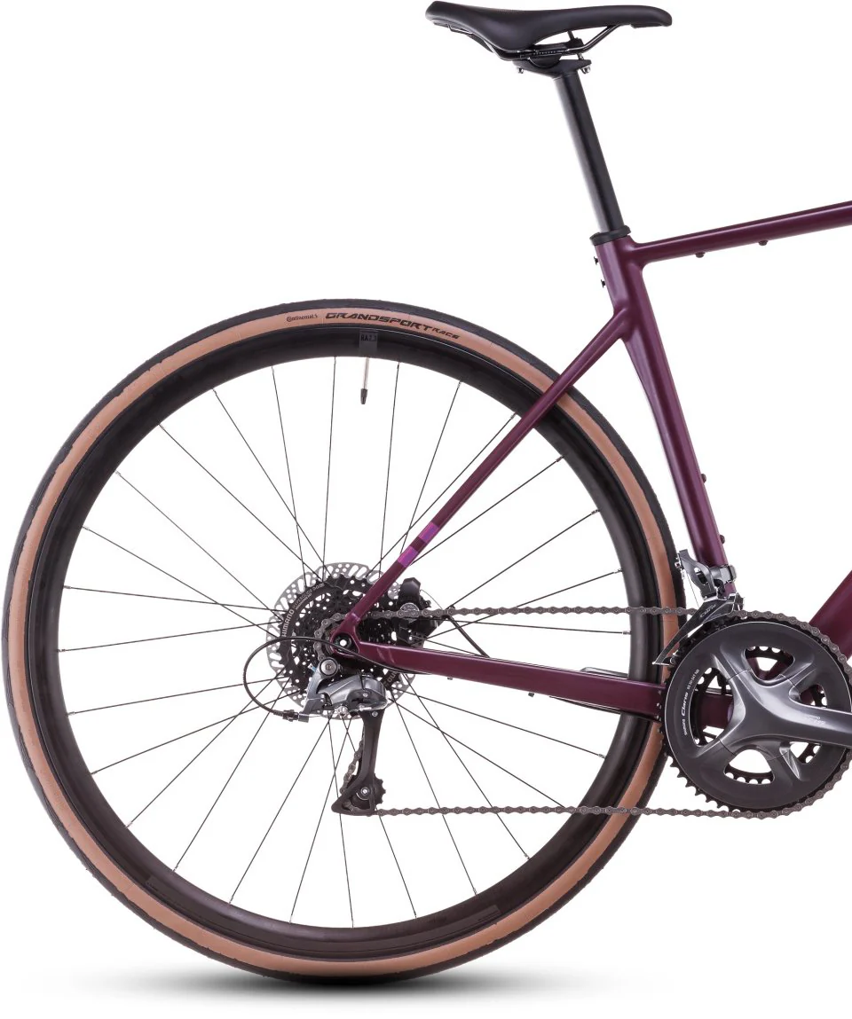 Cube Attain Race Road Bike 2025 - Hyper Purple - Image 2