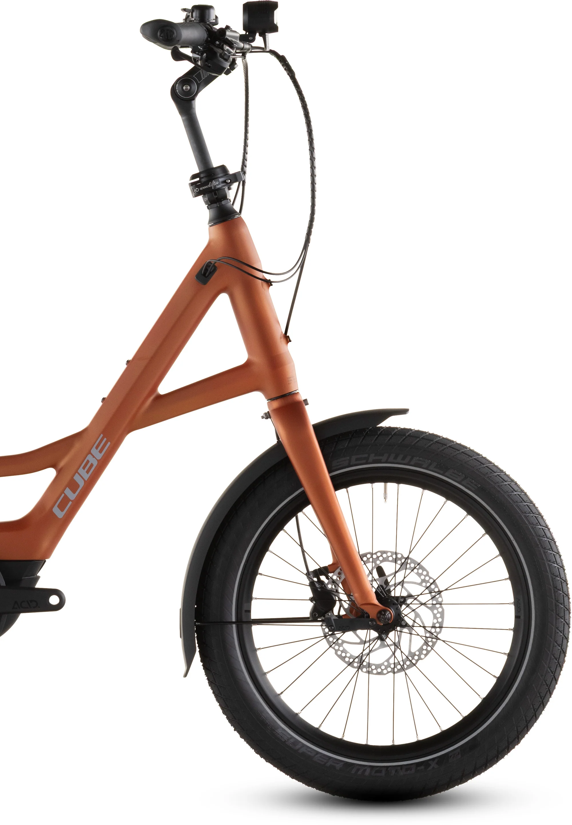 Cube Compact Hybrid 545 Electric Hybrid Bike 2026 - Rustorange - Image 3