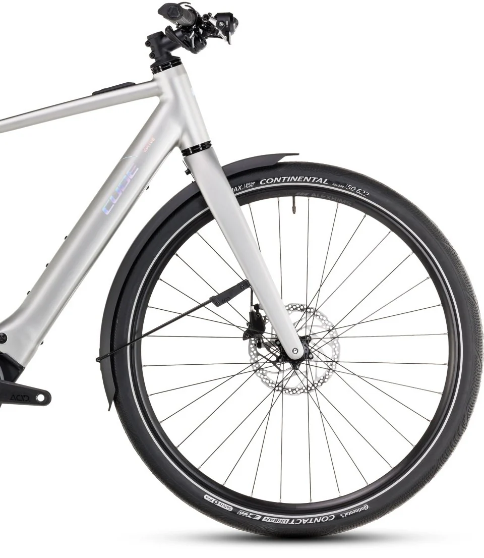 Cube Editor Hybrid SLX FE 400X Electric Hybrid Bike 2025 - Sleek Grey - Image 3